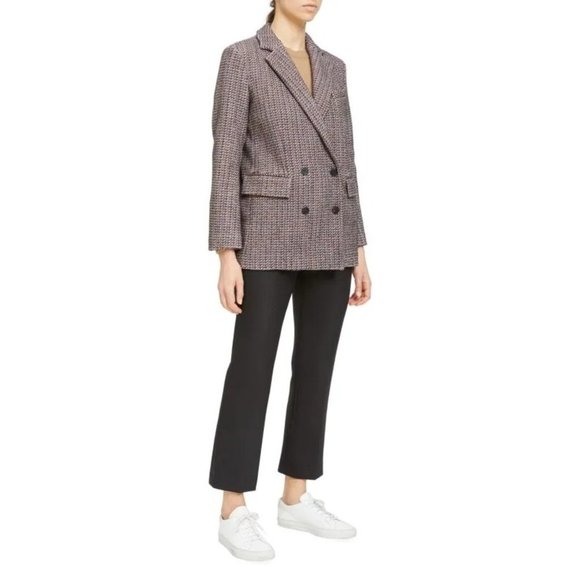 THEORY Piazza Walden Tweed Double-Breasted Jacket - NWT - Picture 4 of 12